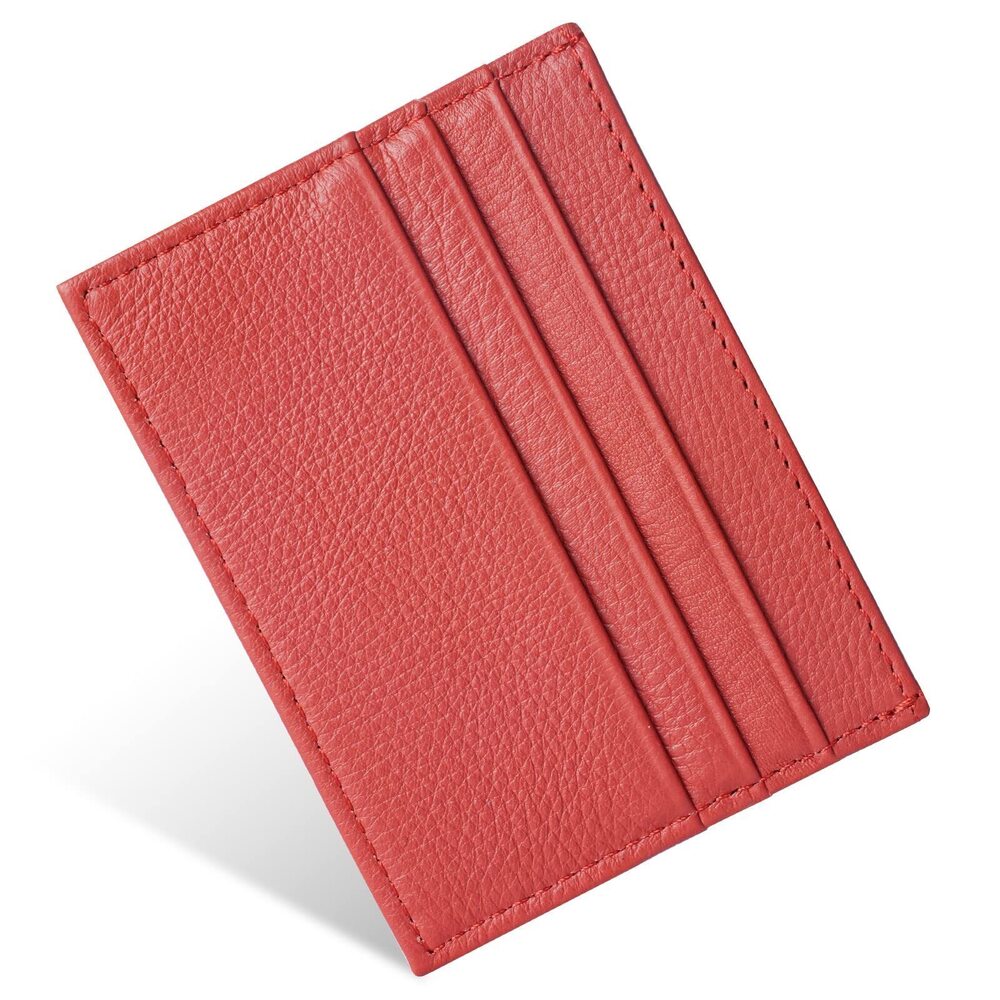 3297 Credit Card Holder Wallet RFID Blocking Leather Ultra Slim Wallet